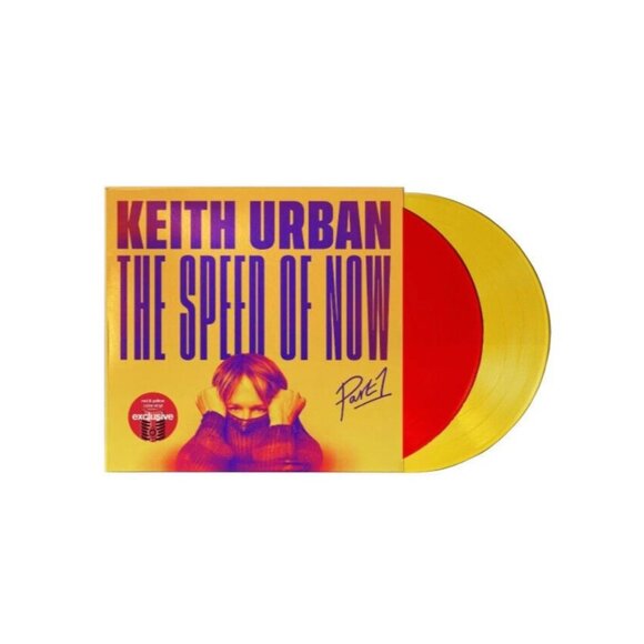 Keith Urban The Speed Of Now Part 1 2LP Exclusive Red Yellow Vinyl Record - Picture 1 of 2